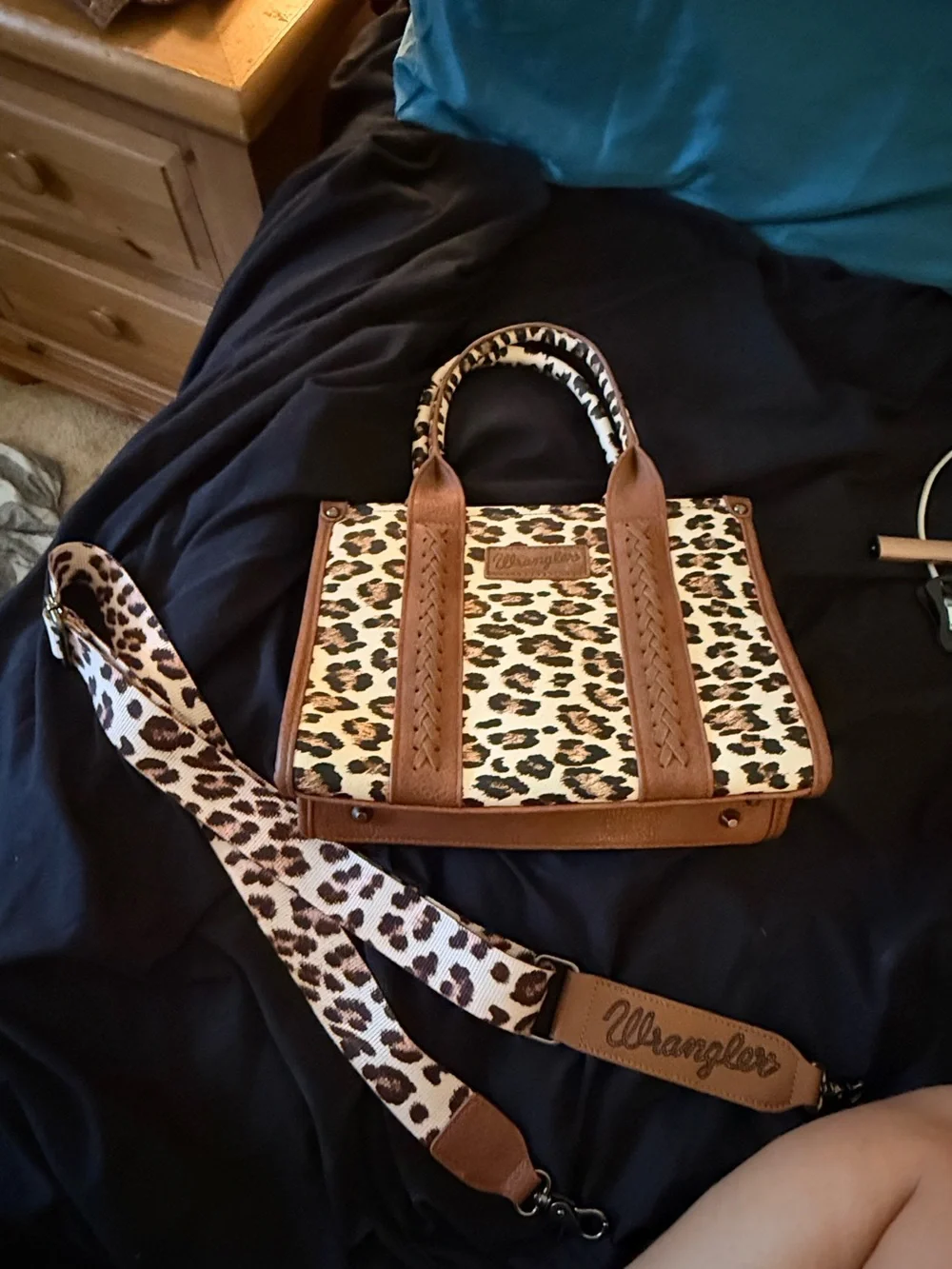 Wrangler Leopard-Print Purse